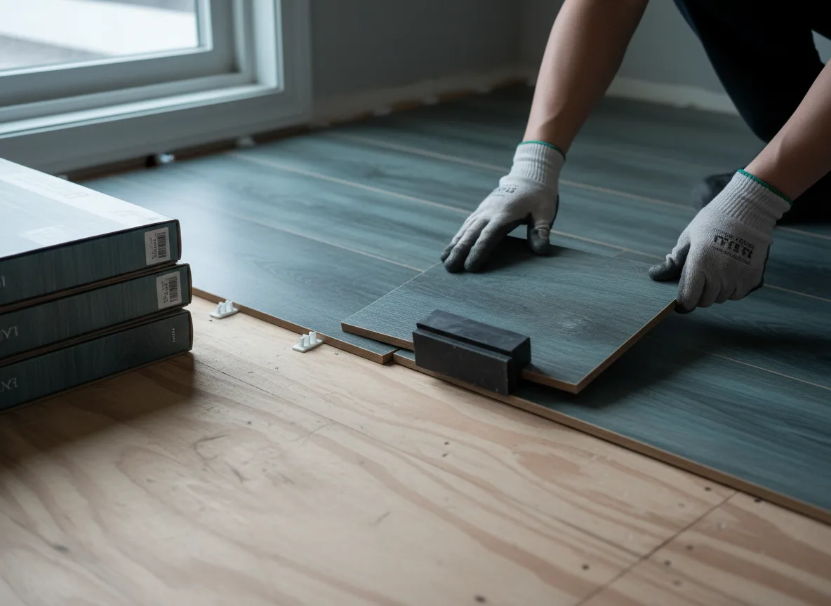 Luxury Vinyl Plank Installation company in Keyesport, IL